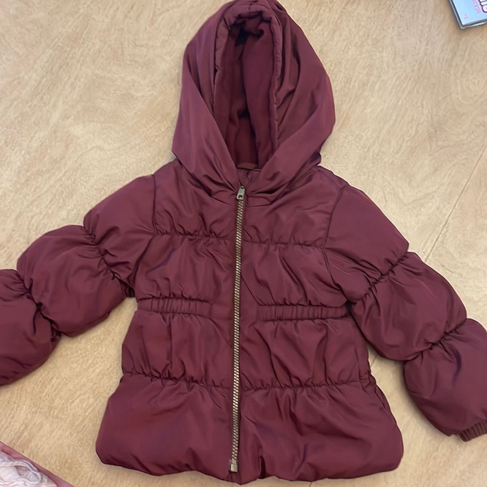 Burgundy **Old Navy** 3T coat